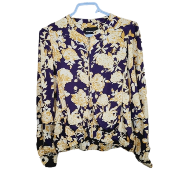 Frank & Oak Jackets & Coats Frank Oak Floral Bomber Poshmark